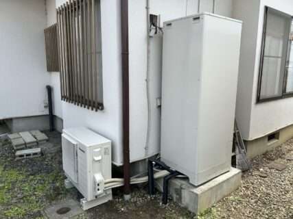 突然の水漏れでエコキュート交換
